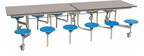 Twelve Seat Rectangular Mobile Folding Table