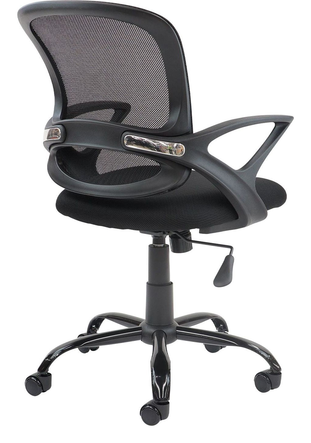 Tyler Mesh Task Chair in black from the back