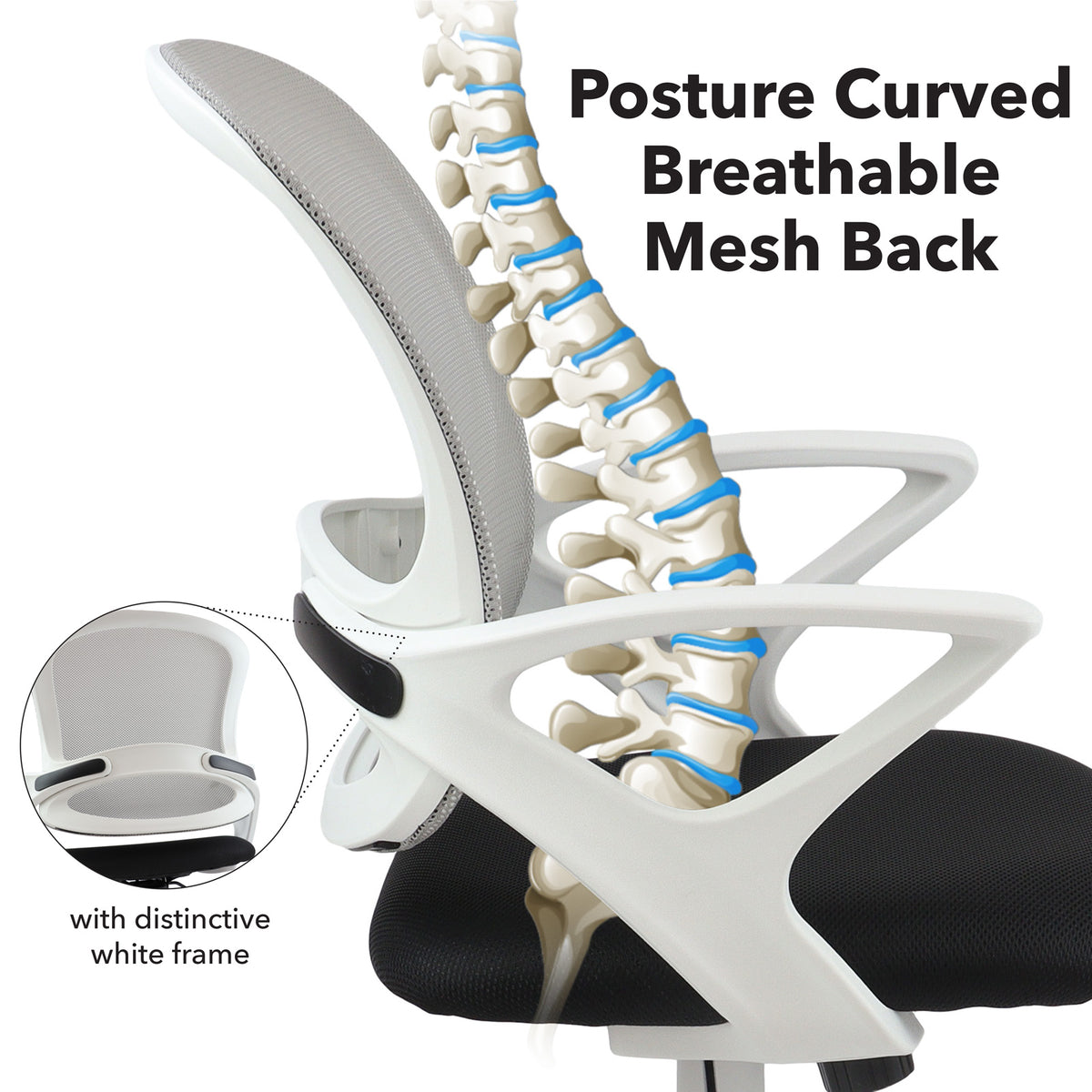 Tyler Mesh Task Chair detail