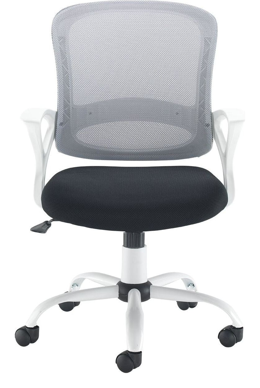 Tyler Mesh Task Chair in white from the front