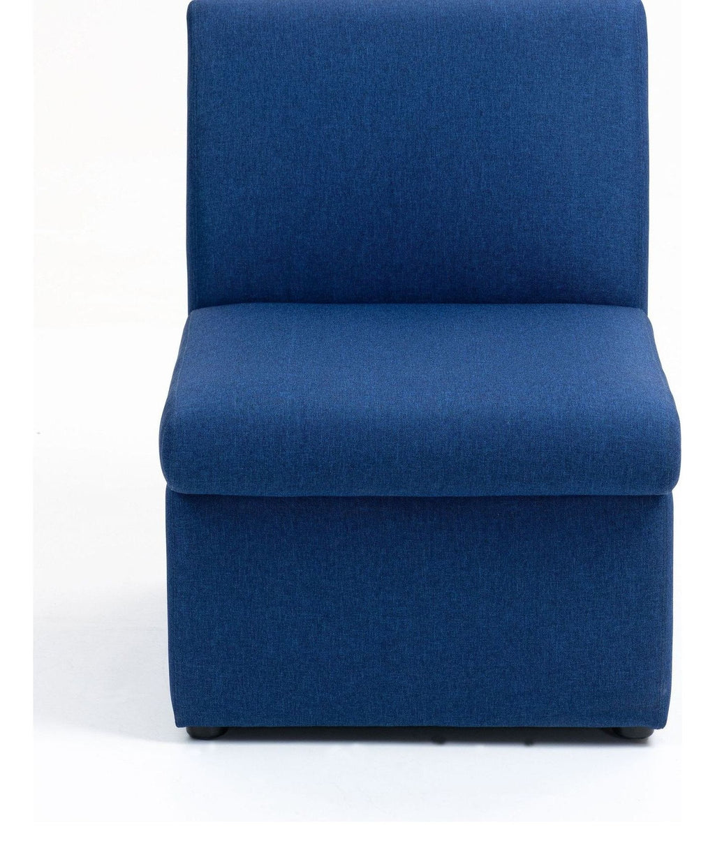 Una Modular Reception Seating, cobalt blue