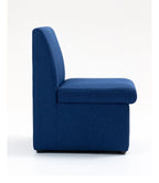 Una Modular Reception Seating, cobalt blue