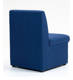 Una Modular Reception Seating, cobalt blue