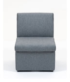 Una Modular Reception Seating, smoke grey