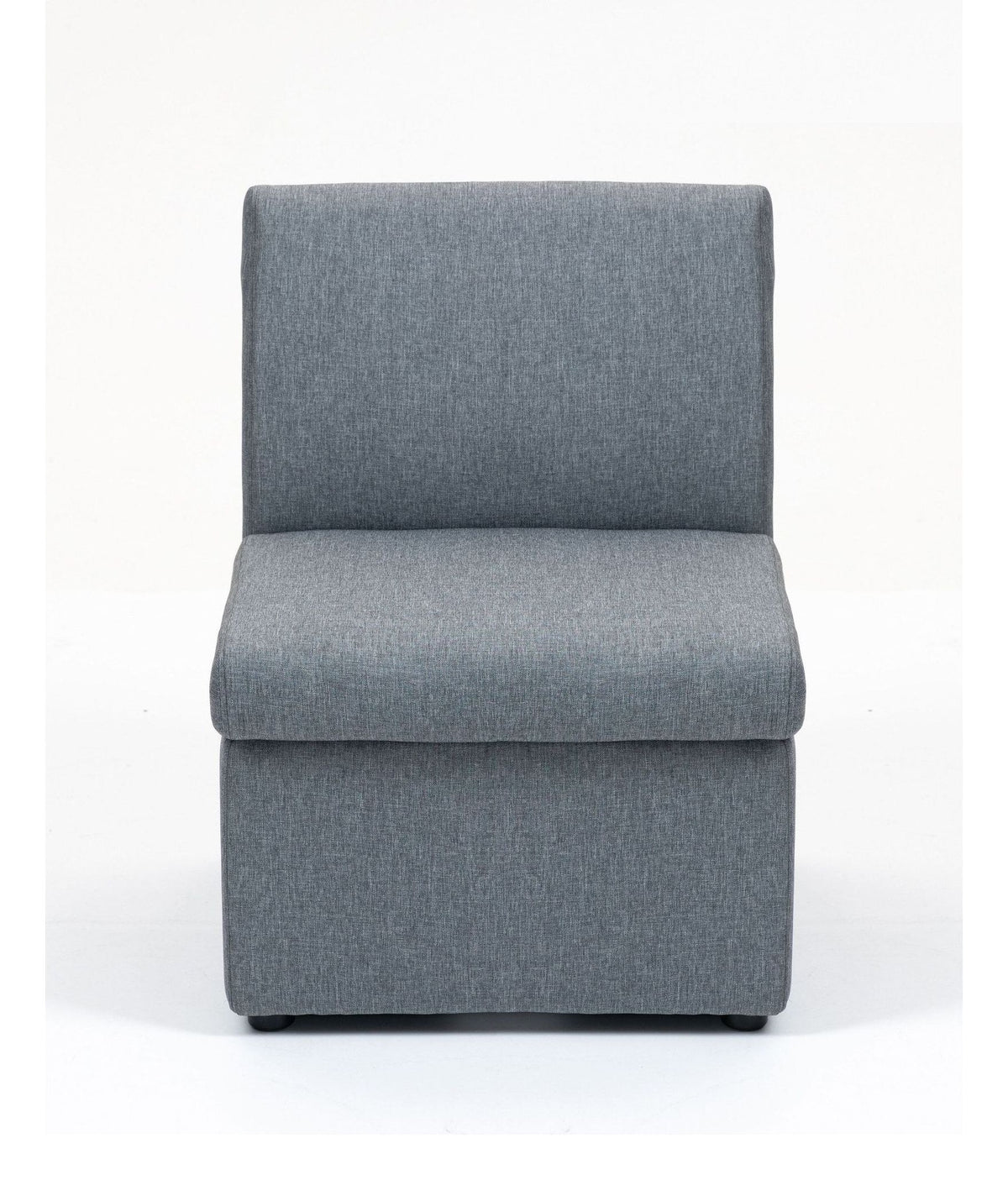 Una Modular Reception Seating, smoke grey