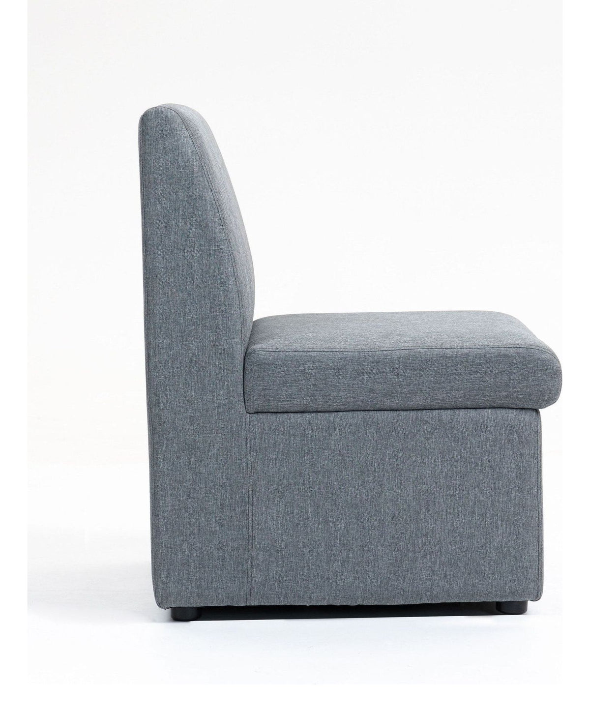 Una Modular Reception Seating, smoke grey