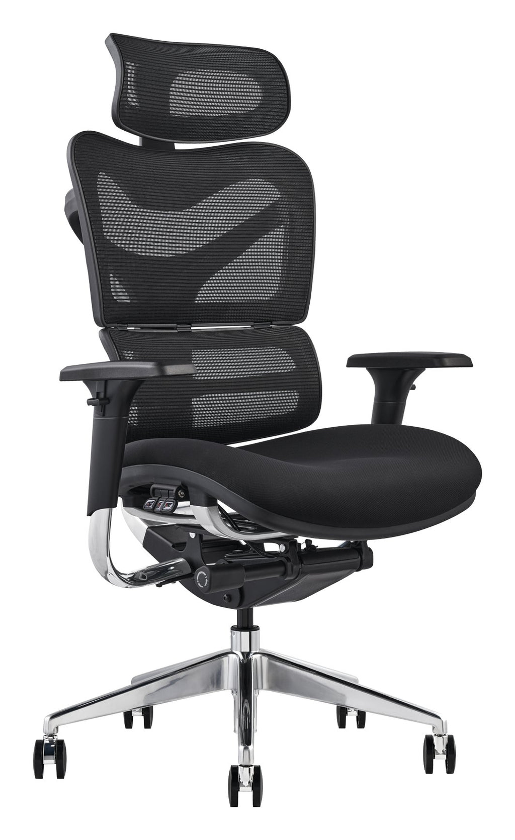Hood V46 Fabric and Mesh Ergonomic Office Chair, view 2