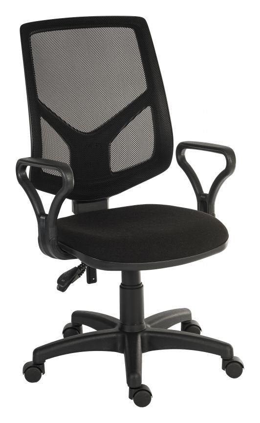 Vanguard Mesh Operator Chair in black, view 5