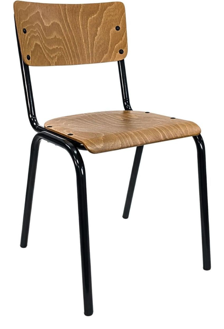 Varsity Side Chair, Oak