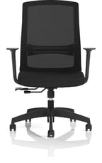 Ventra Mesh Back Task Operator Chair Height Adjustable Arms, no headrest, another view 1