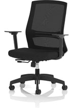 Ventra Mesh Back Task Operator Chair Height Adjustable Arms, no headrest, another view 2