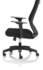 Ventra Mesh Back Task Operator Chair Height Adjustable Arms, no headrest, another view 3