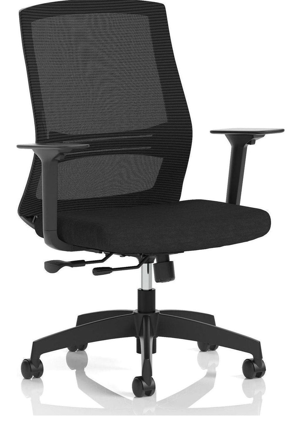 Ventra Mesh Back Task Operator Chair Height Adjustable Arms, no headrest