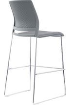 Verse Stacking Stool with Seat Pad in grey, grey