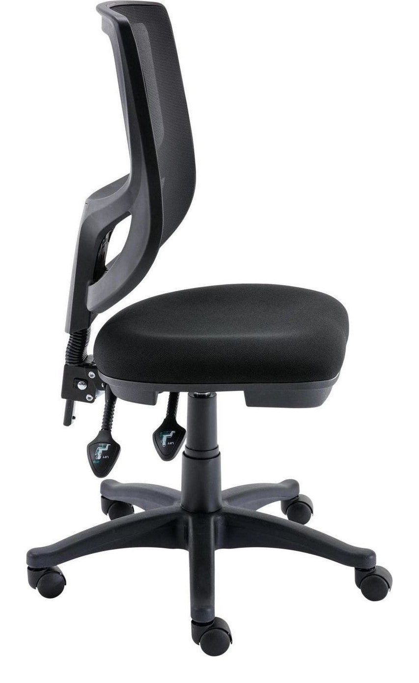 Versi 2 Lever Mesh Operator Chair in black another view