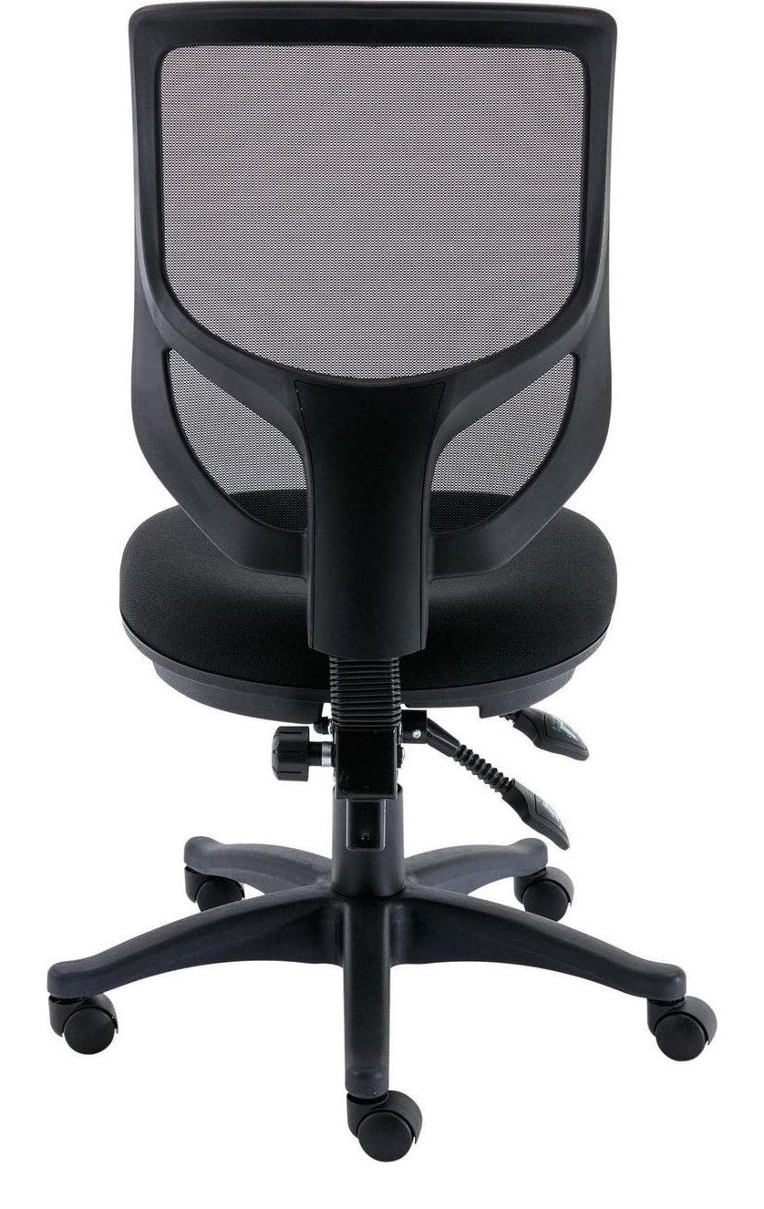 Versi 2 Lever Mesh Operator Chair in black another view