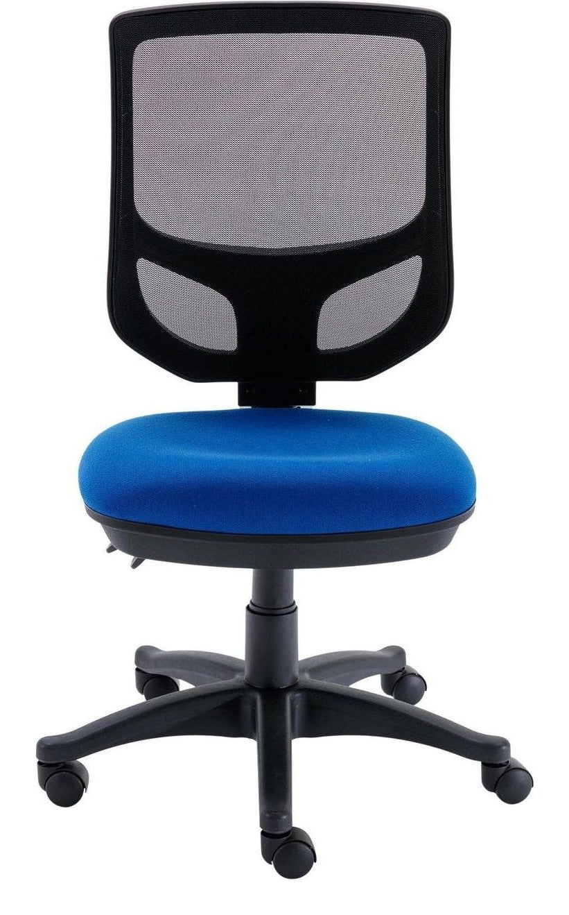 Versi 2 Lever Mesh Operator Chair in royal blue another view