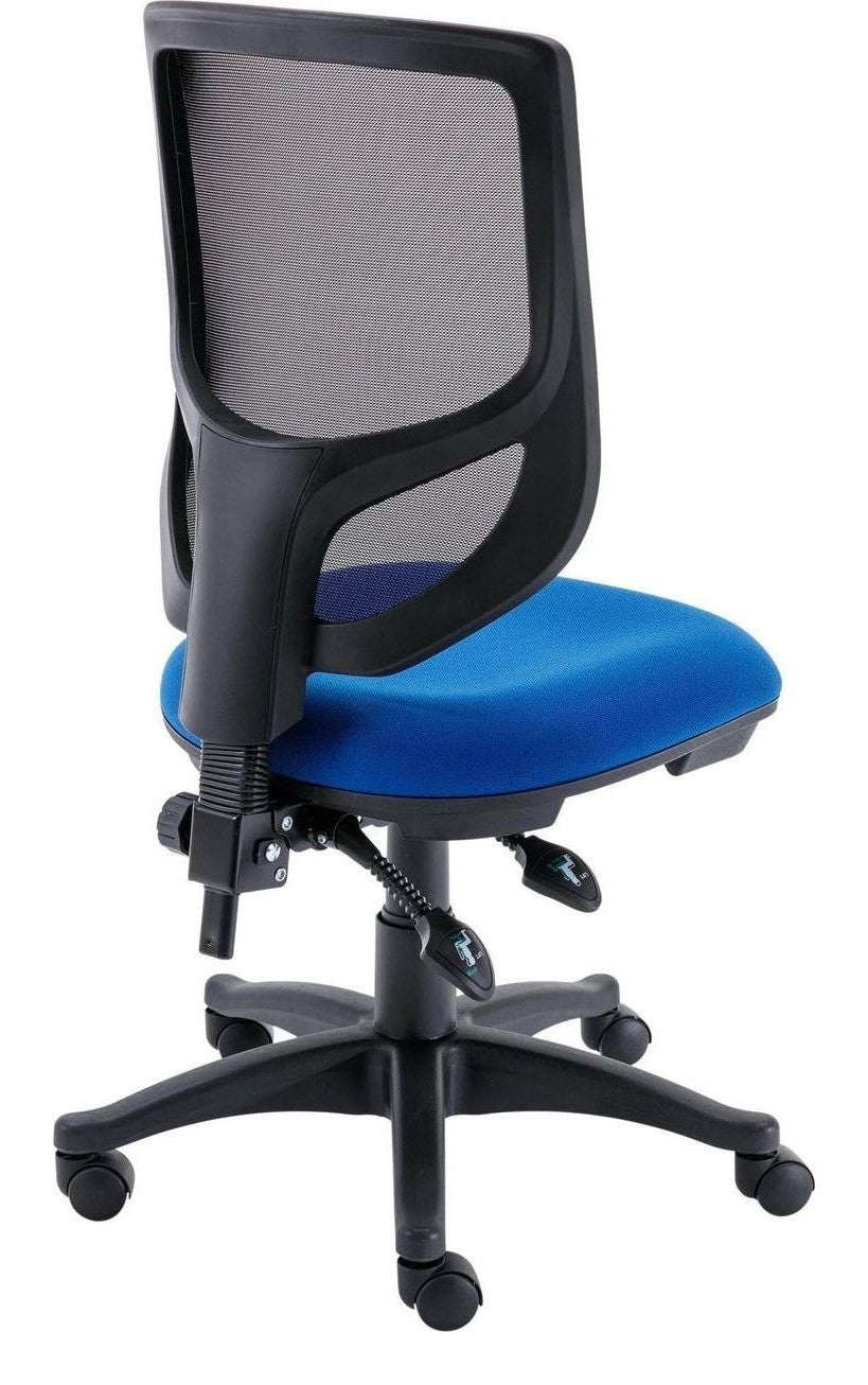 Versi 2 Lever Mesh Operator Chair in royal blue another view