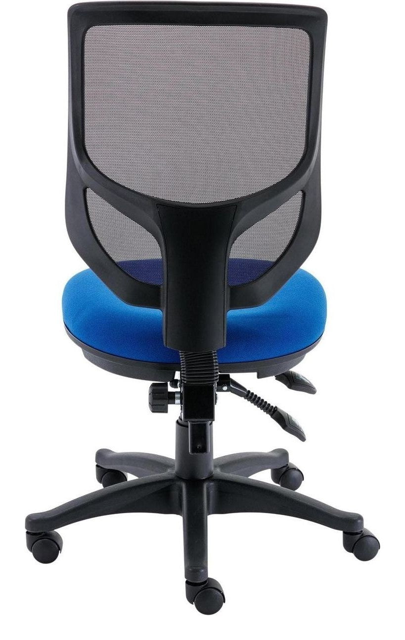 Versi 2 Lever Mesh Operator Chair in royal blue another view