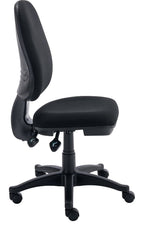 Versi 2 Lever Operator Chair in black from the side