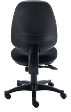 Versi 2 Lever Operator Chair in black from the back