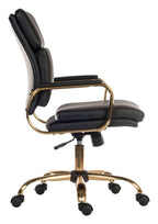 Vintage Executive Chair in black, view 3