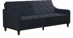 Vintage Tufted Futon Velvet, view 3