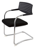 Visa Cantilever Meeting Chair in chrome