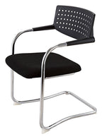 Visa Cantilever Meeting Chair in chrome
