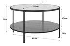 Wainwright Round Coffee Table, view 2