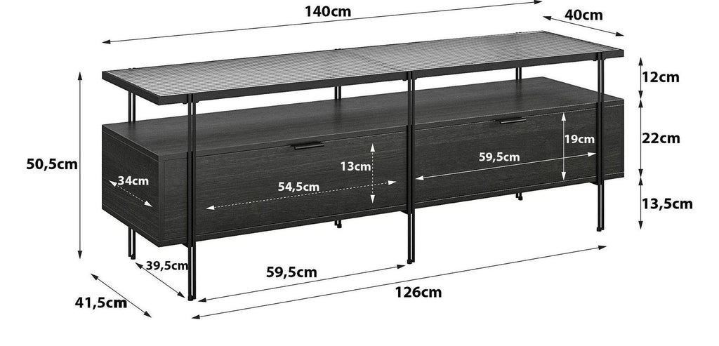 Wainwright TV Stand 60in, view 2