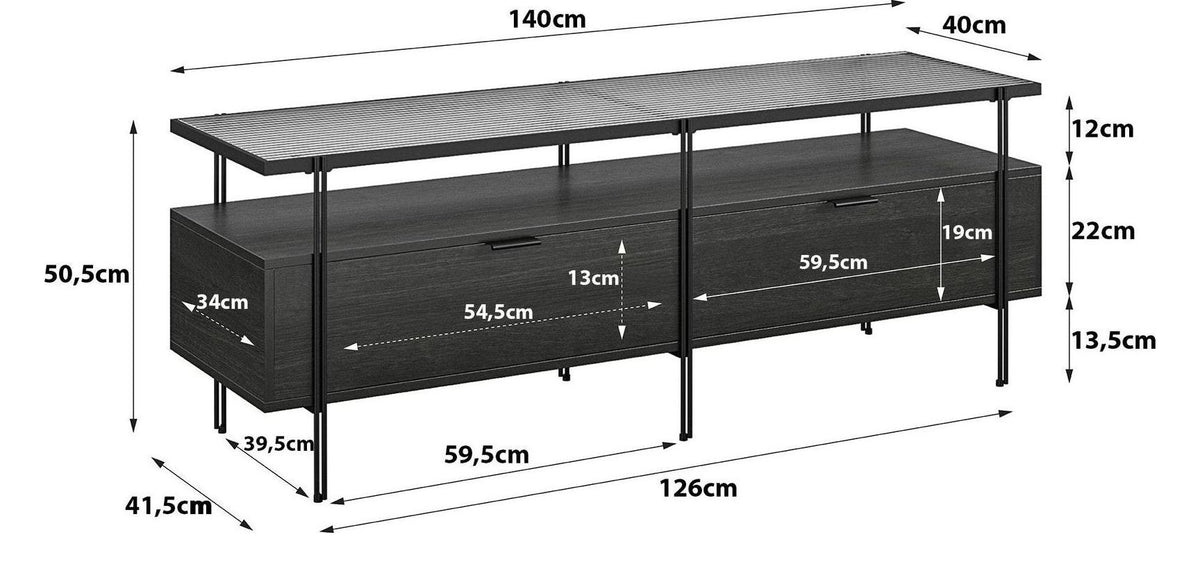 Wainwright TV Stand 60in, view 2