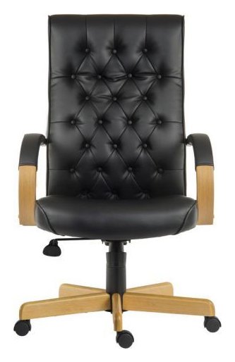 Warwick Executive Chair in black, view 2