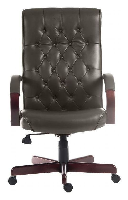 Warwick Executive Chair in brown, view 2