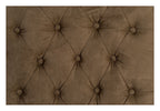 Warwick Executive Chair in brown suede effect, view 6
