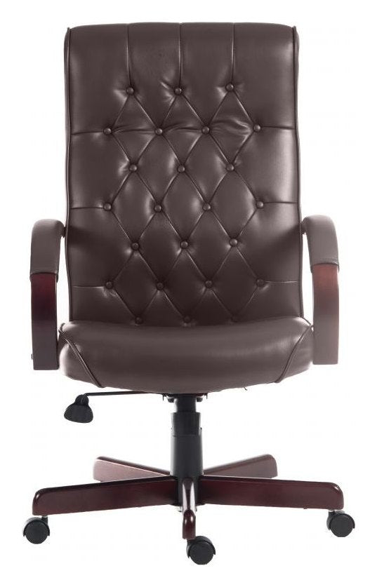 Warwick Executive Chair in burgundy, view 2