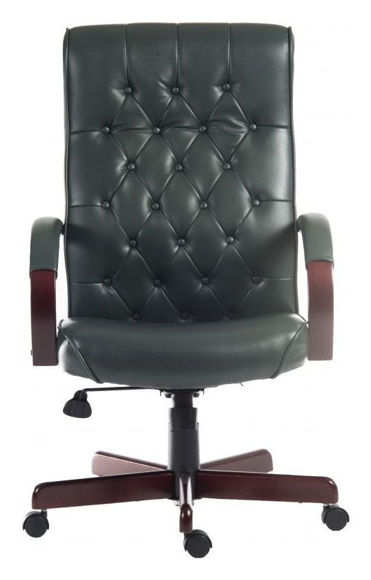 Warwick Executive Chair in green, view 2