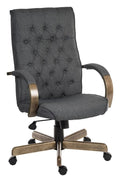 Warwick Executive Chair in grey fabric
