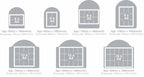 WeatherShield Contour Freestanding Outdoor Sign Surface Post