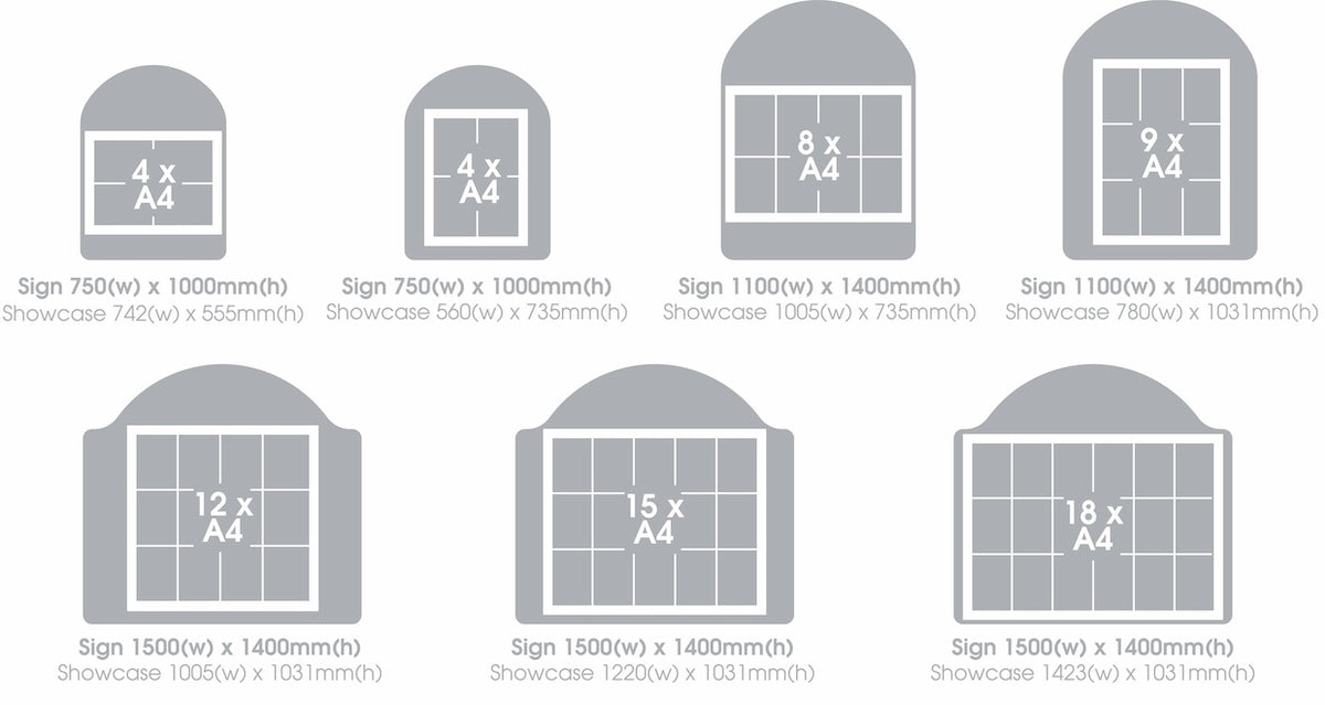 WeatherShield Contour Wall Mounted Outdoor Sign