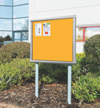 WeatherShield Freestanding Outdoor Showcase (Sunk Post)