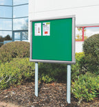 WeatherShield Freestanding Outdoor Showcase (Sunk Post)