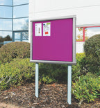 WeatherShield Freestanding Outdoor Showcase (Sunk Post)