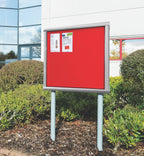 WeatherShield Freestanding Outdoor Showcase (Sunk Post)