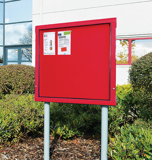 WeatherShield Freestanding Outdoor Showcase (Surface Mounted)