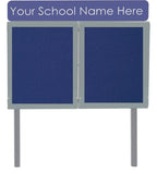 WeatherShield Headline Freestanding Outdoor Sign Sunken Posts