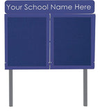 WeatherShield Headline Freestanding Outdoor Sign Sunken Posts