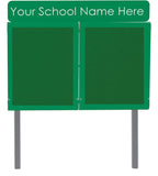 WeatherShield Headline Freestanding Outdoor Sign Sunken Posts