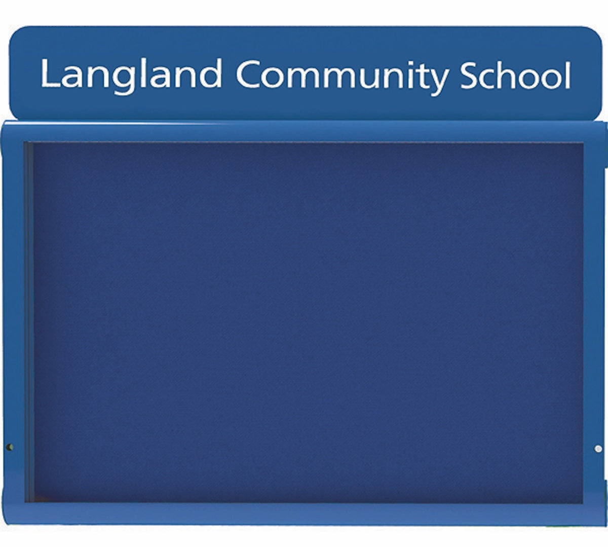 WeatherShield Headline Wall Mounted Outdoor Sign