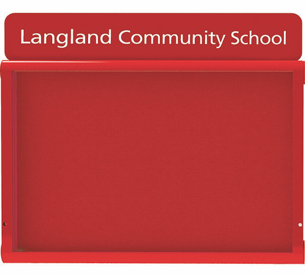 WeatherShield Headline Wall Mounted Outdoor Sign